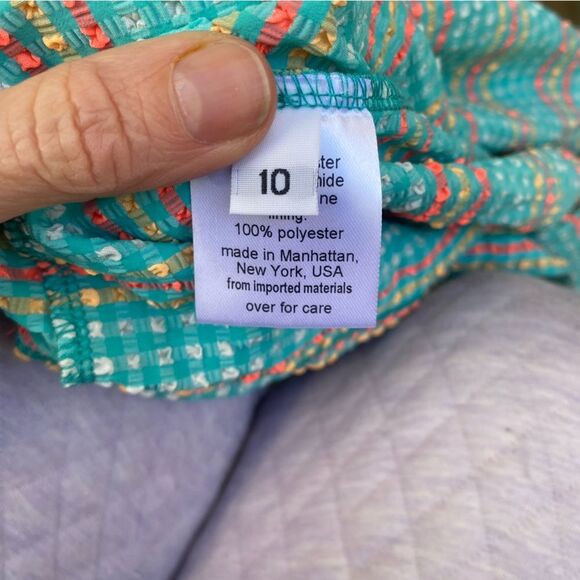 Rachel Comey Agitator Dress - Bllue/green size 10 - Picture 11 of 15